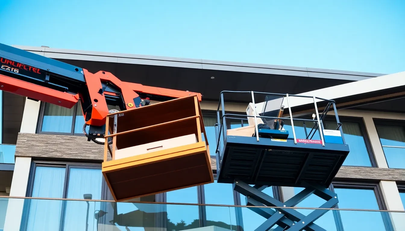 Aufbau des Möbellifts