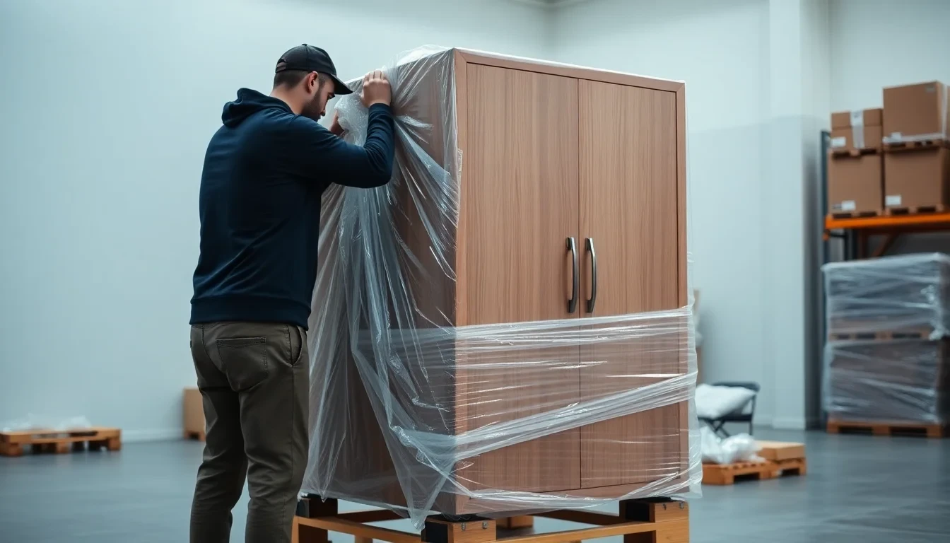 Professionelles Verpacken für die Möbellagerung