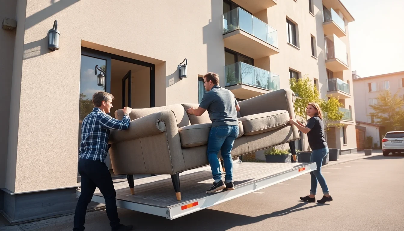 Lüscher Umzugslift im Einsatz für einen stressfreien Umzug