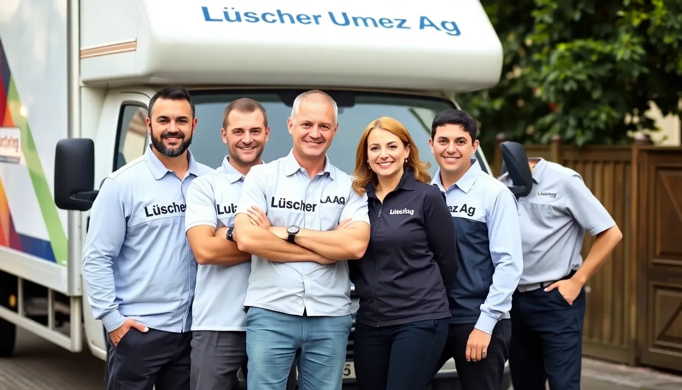 Das Team der Lüscher Umzug AG