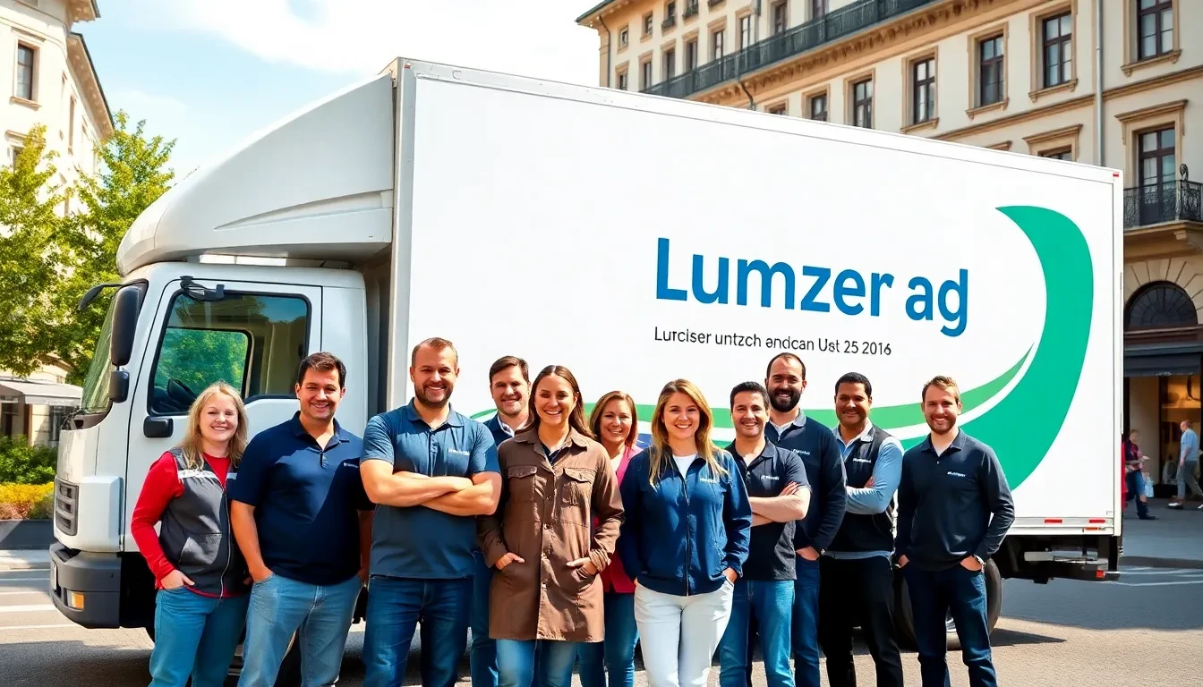 Team von Lüscher Umzug AG