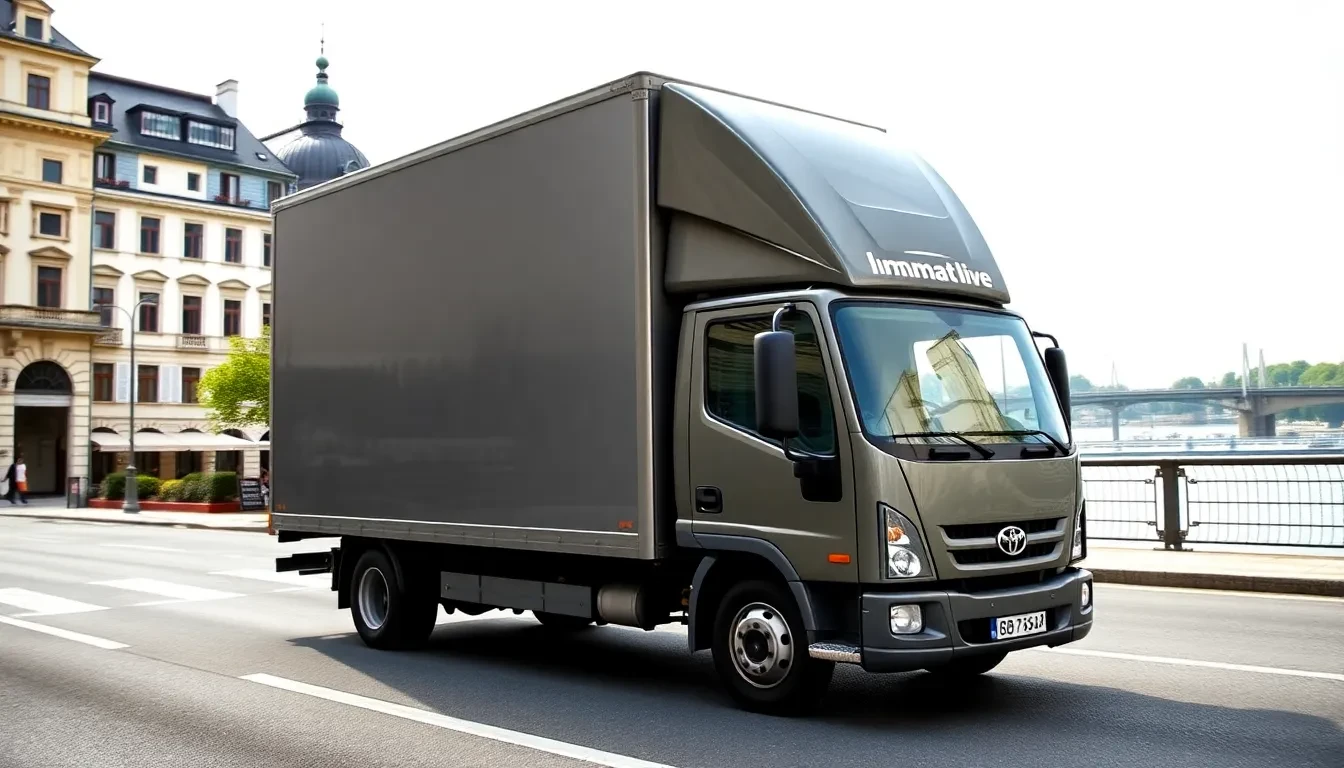 Umzugswagen in Zürich