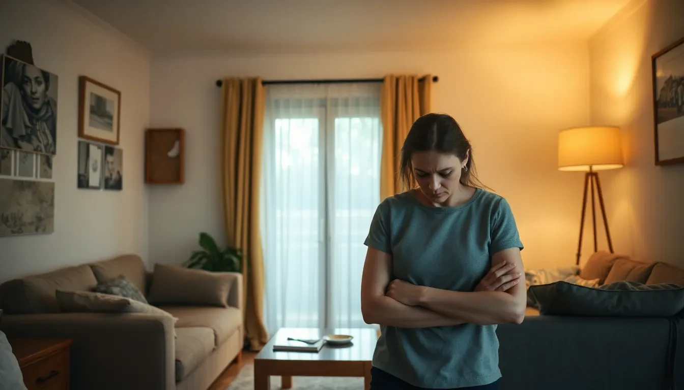 Beschädigte Möbel nach einem Umzug