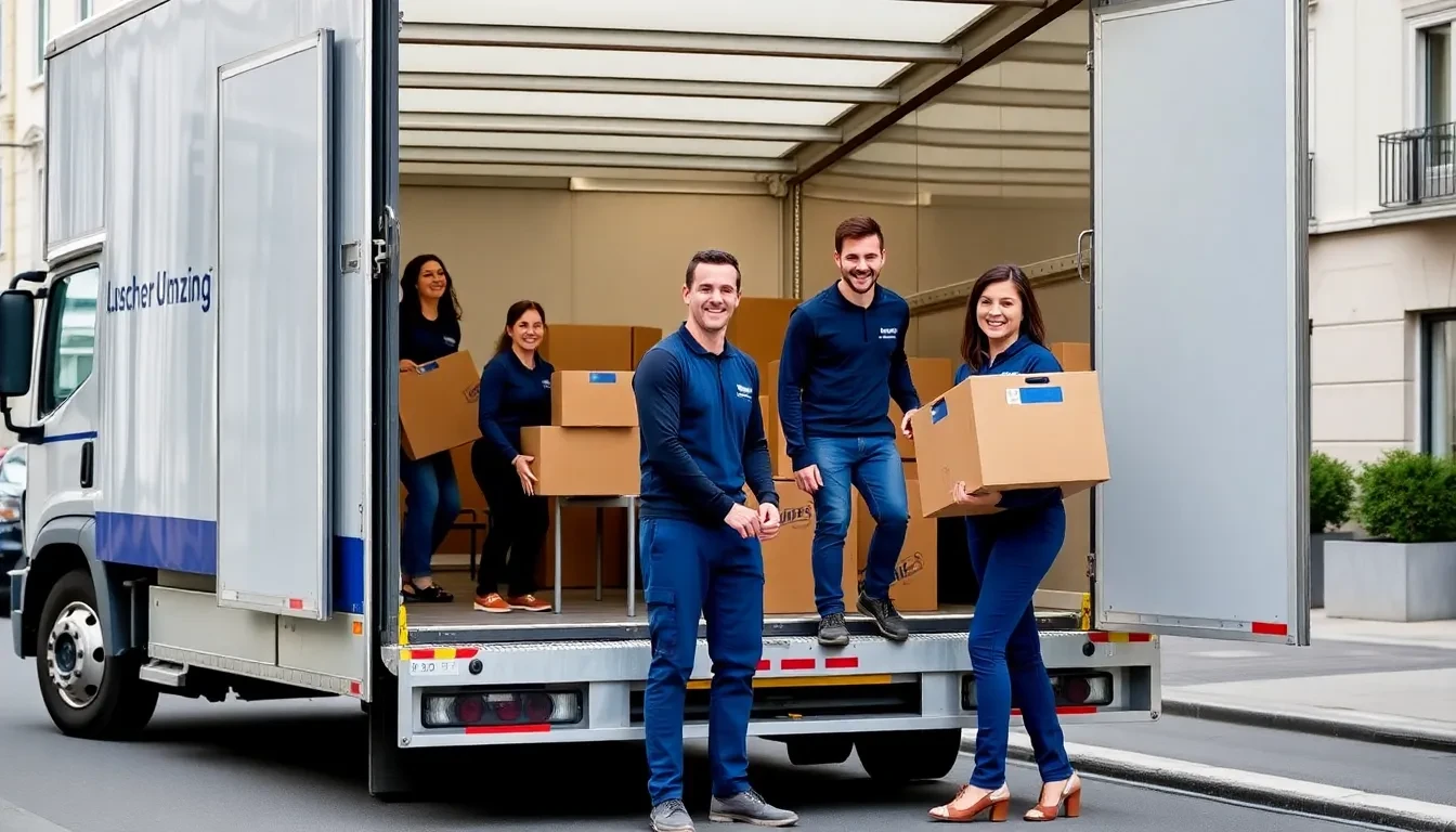 Unser professionelles Umzugsteam in Zürich bei der Arbeit