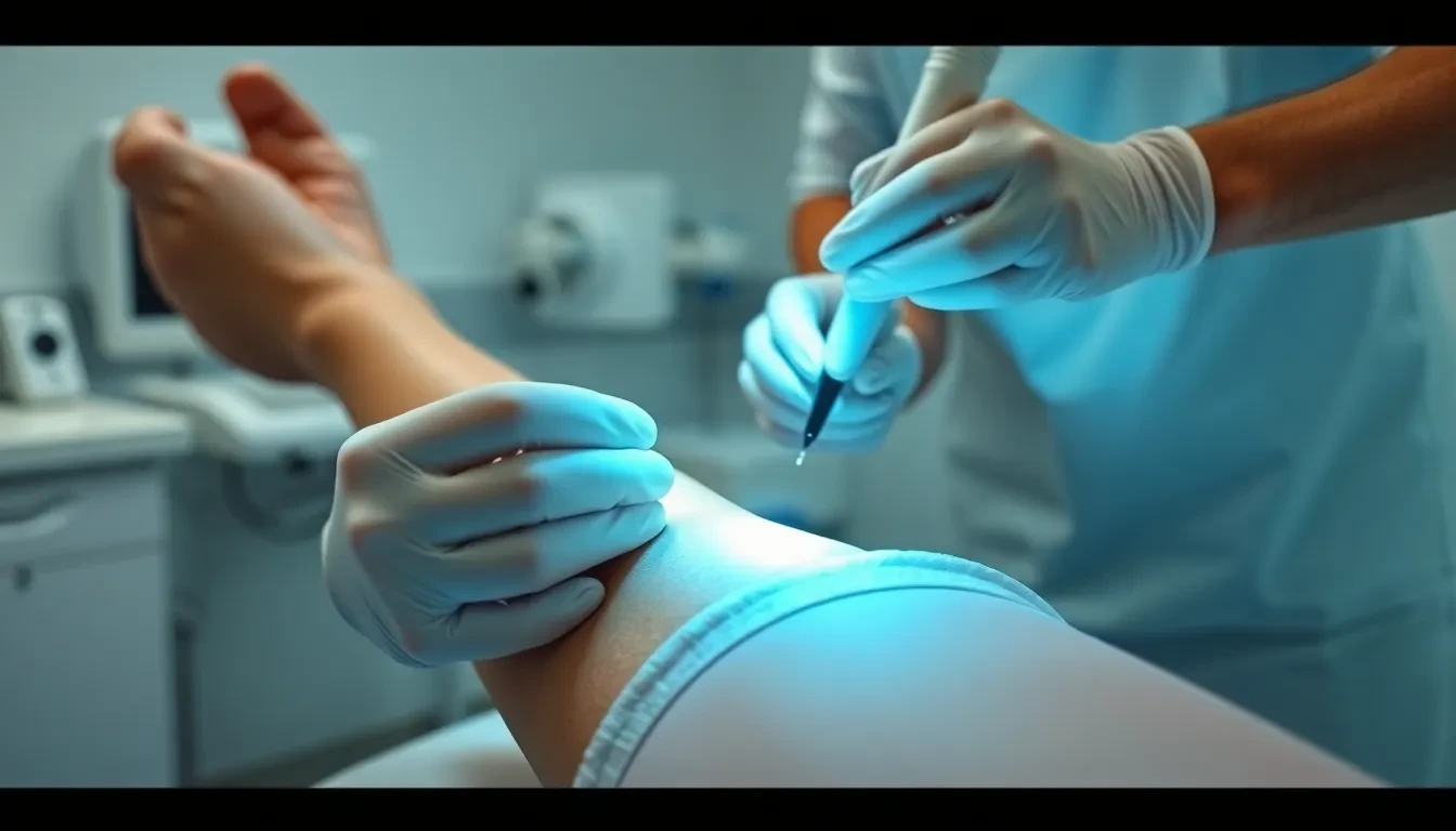 Minimalinvasive Lasertherapie für Venen