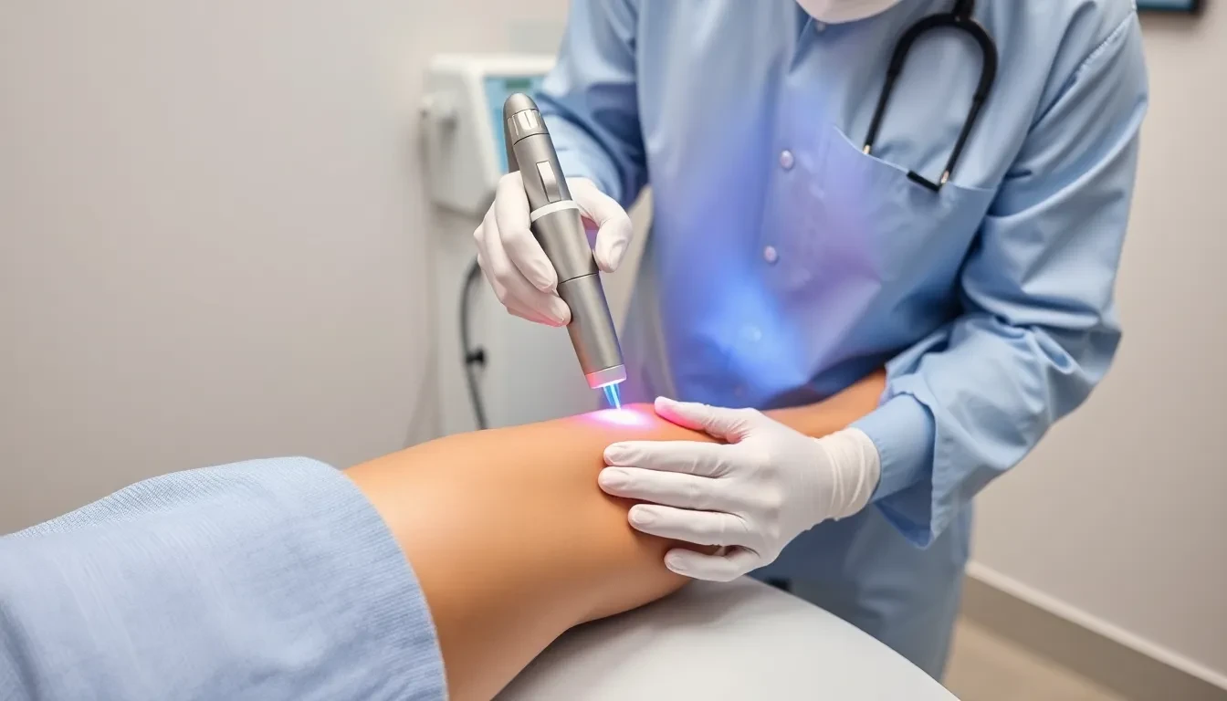 Moderne Laserbehandlung von Krampfadern