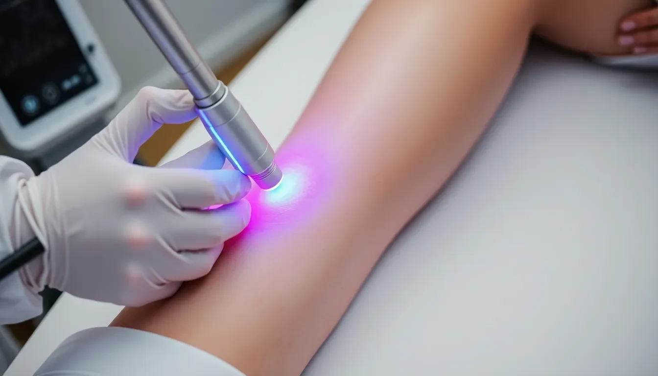 Laserbehandlung von Krampfadern