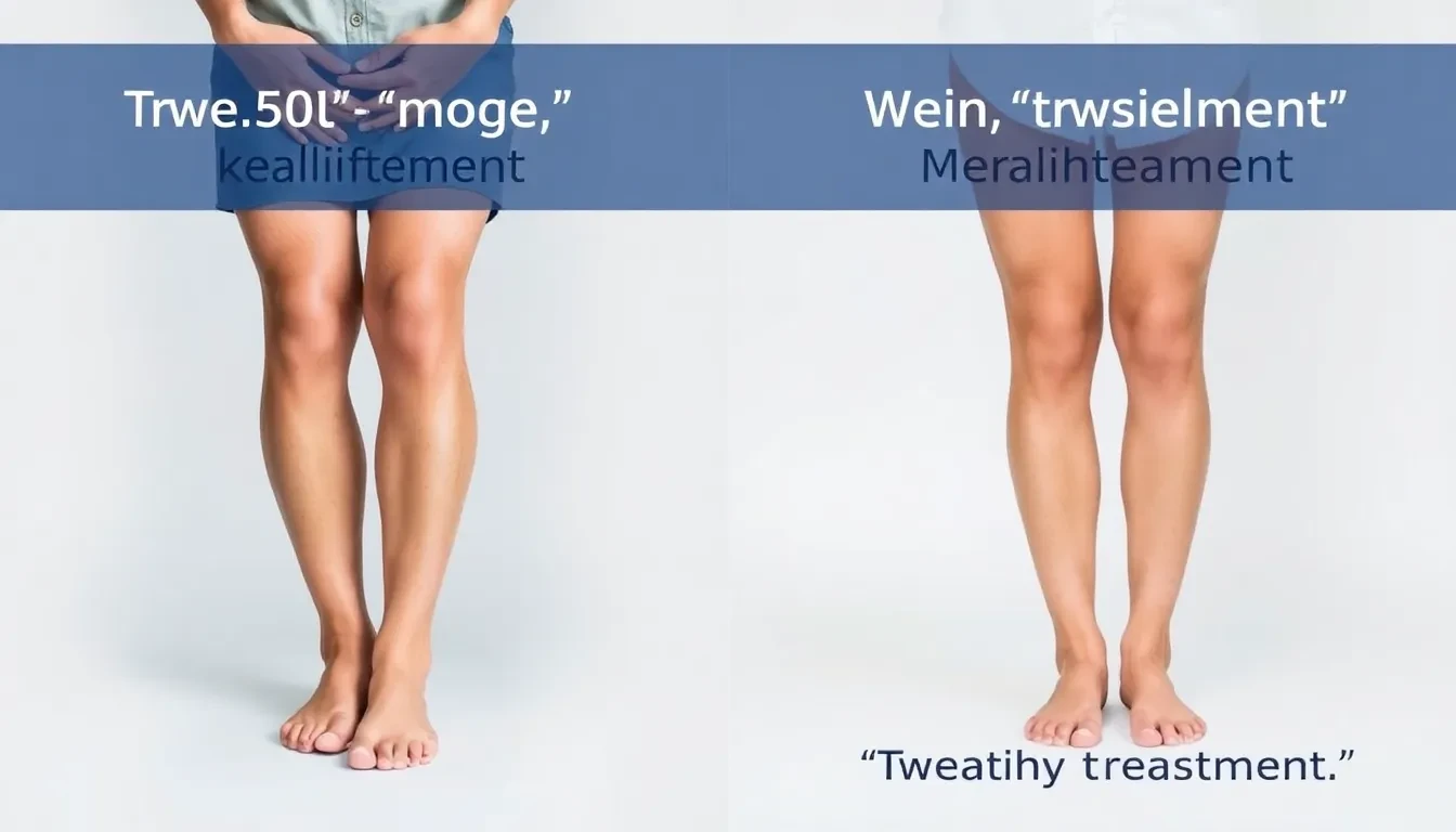 Vergleich von traditioneller und moderner Krampfadernbehandlung