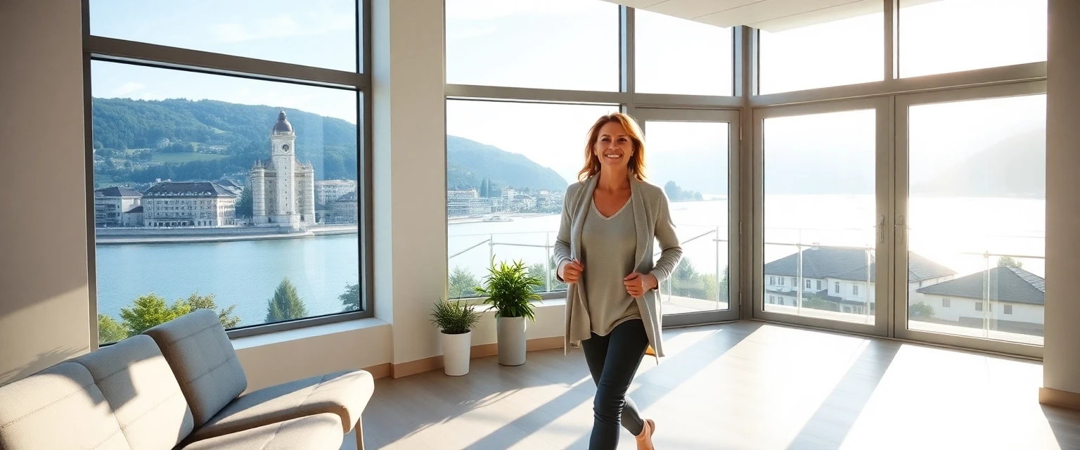 Moderne Venenbehandlung in Rüschlikon mit Blick auf den Zürichsee