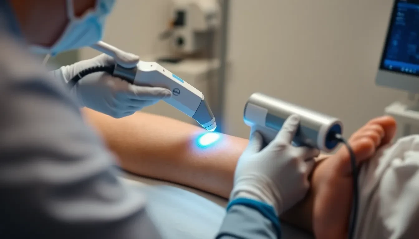 Laserbehandlung von Krampfadern