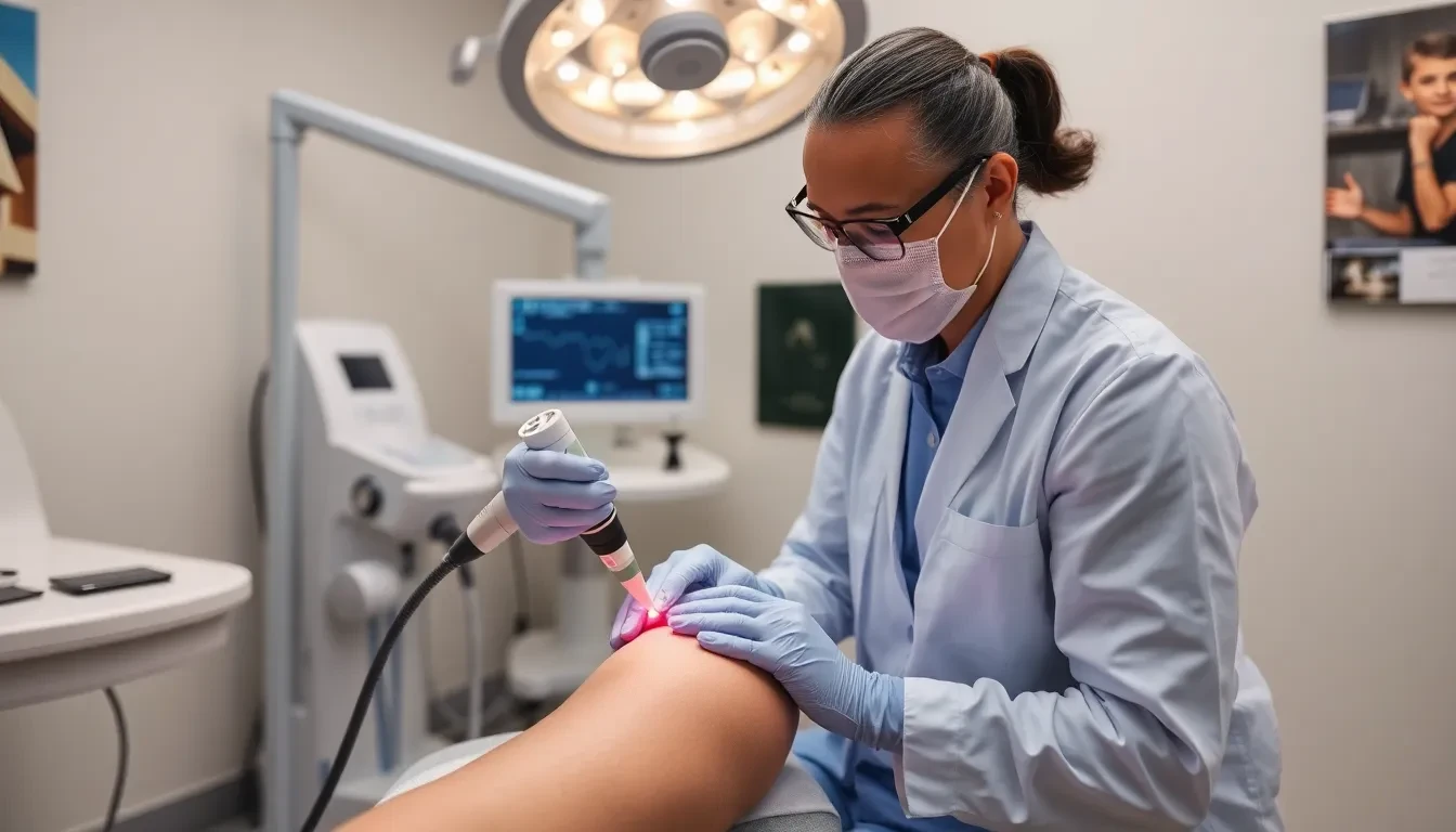 Lasertherapie für Krampfadern