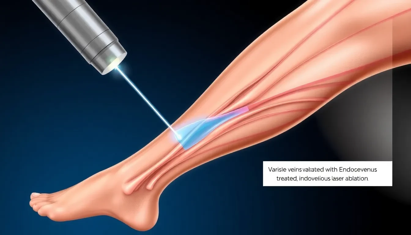 Lasertherapie bei Krampfadern