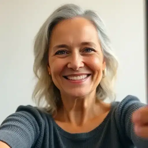 Franziska Meyer, zufriedene Patientin