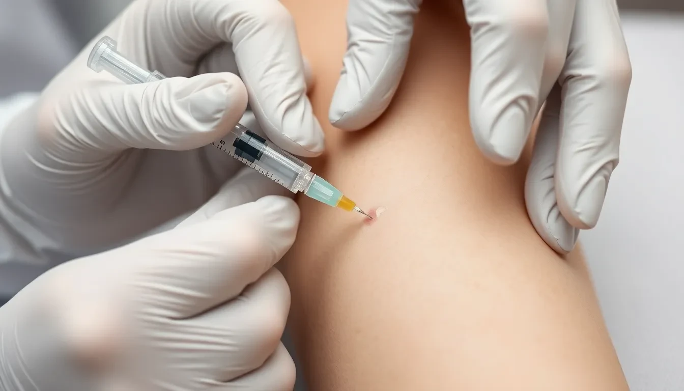 Sklerotherapie von Besenreisern