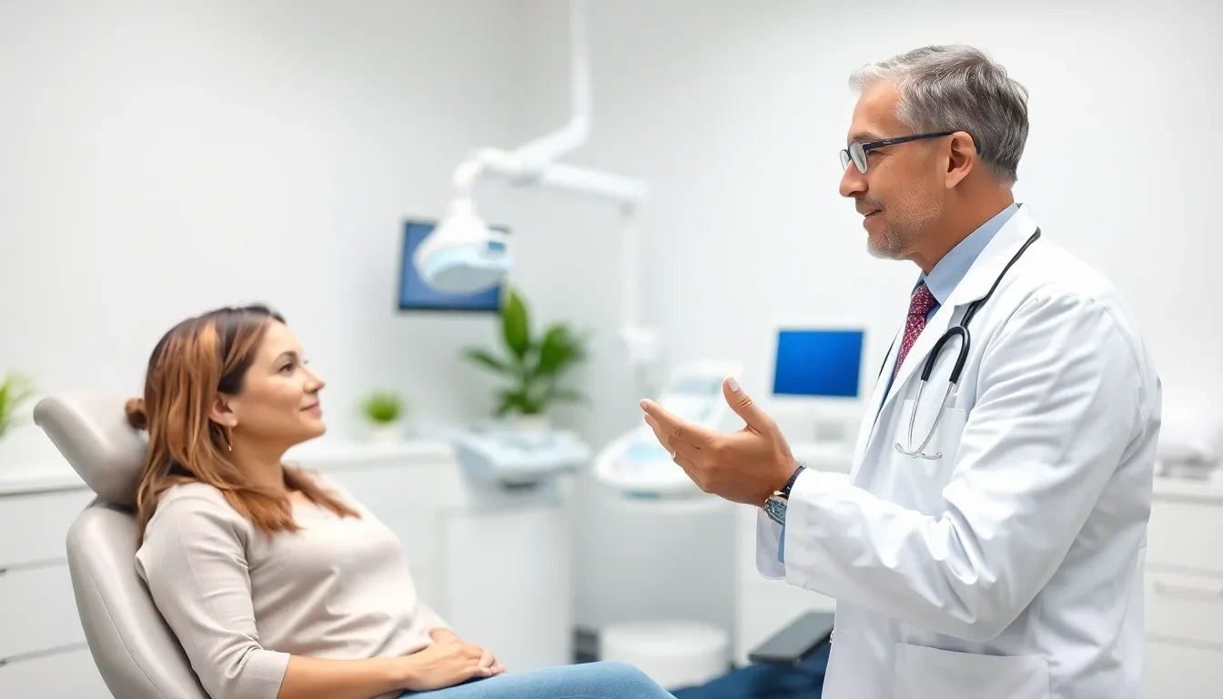 Arzt erklärt Sklerosierung in Lachen