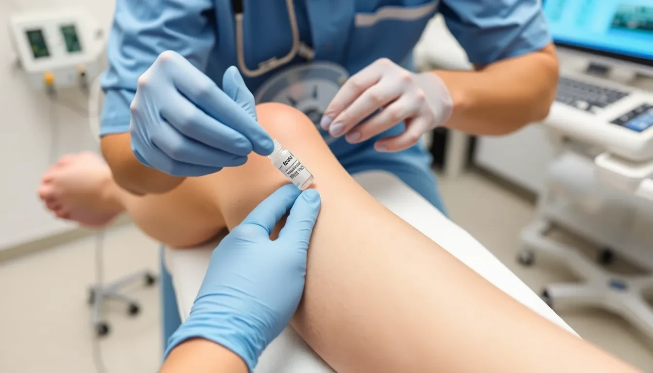 Sklerosierung von Krampfadern