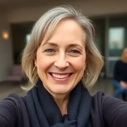 Portrait von Franziska Meyer, zufriedene Patientin