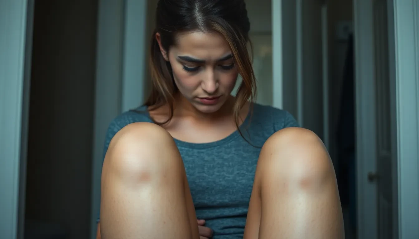 Kosmetische Unsicherheit wegen Besenreisern und Krampfadern