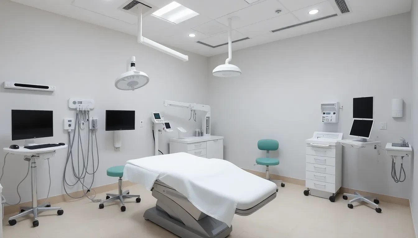 Modernes Behandlungszimmer bei Venacare