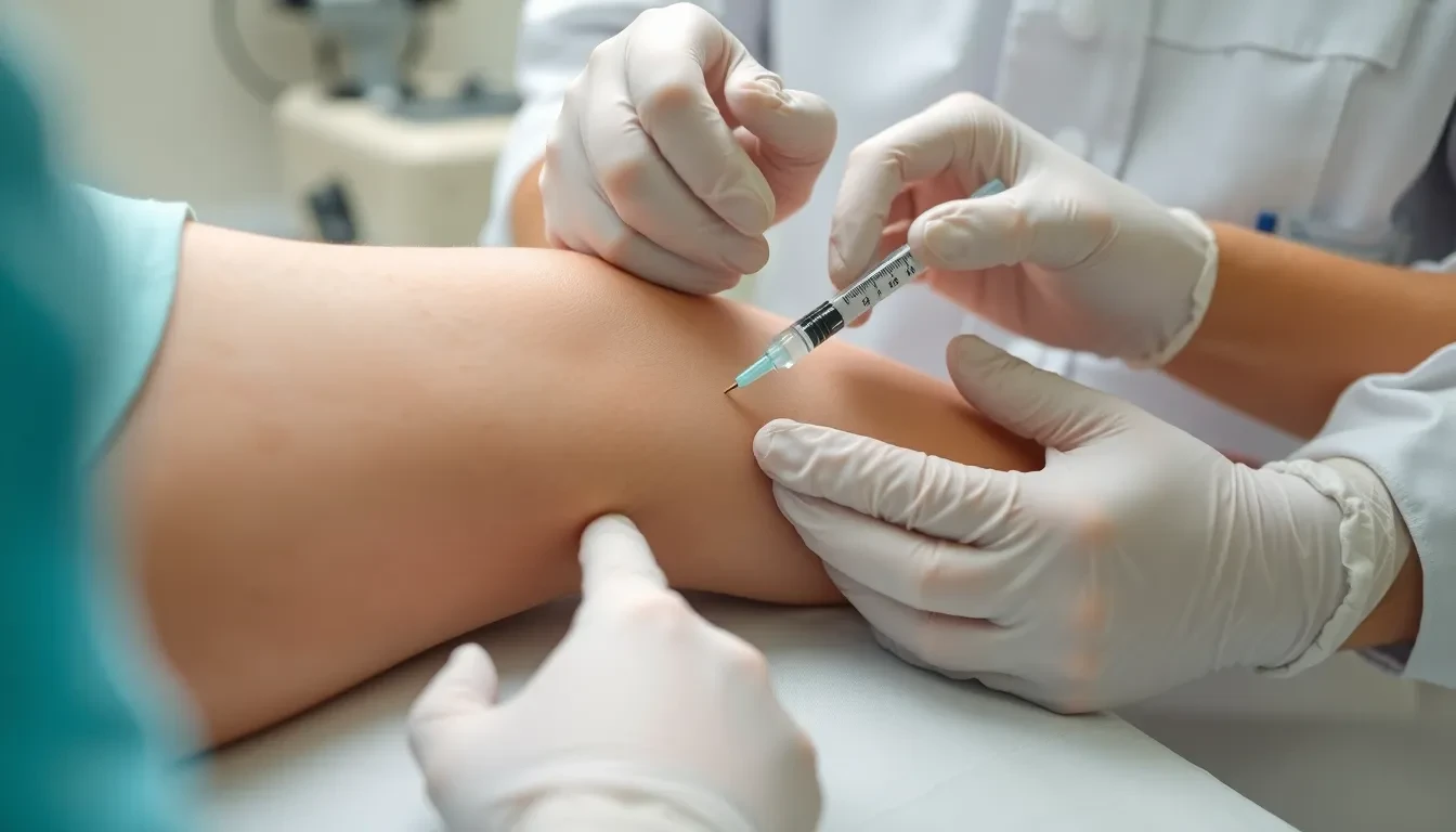 Sklerotherapie Behandlung