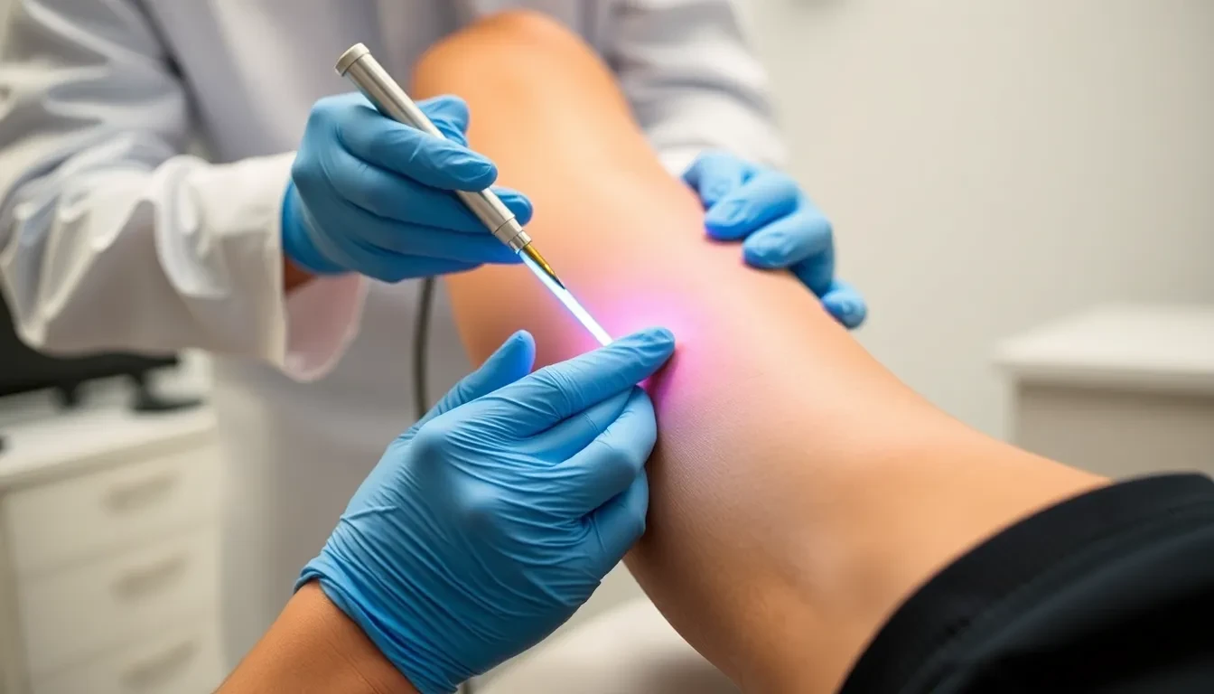 Laserbehandlung von Venen