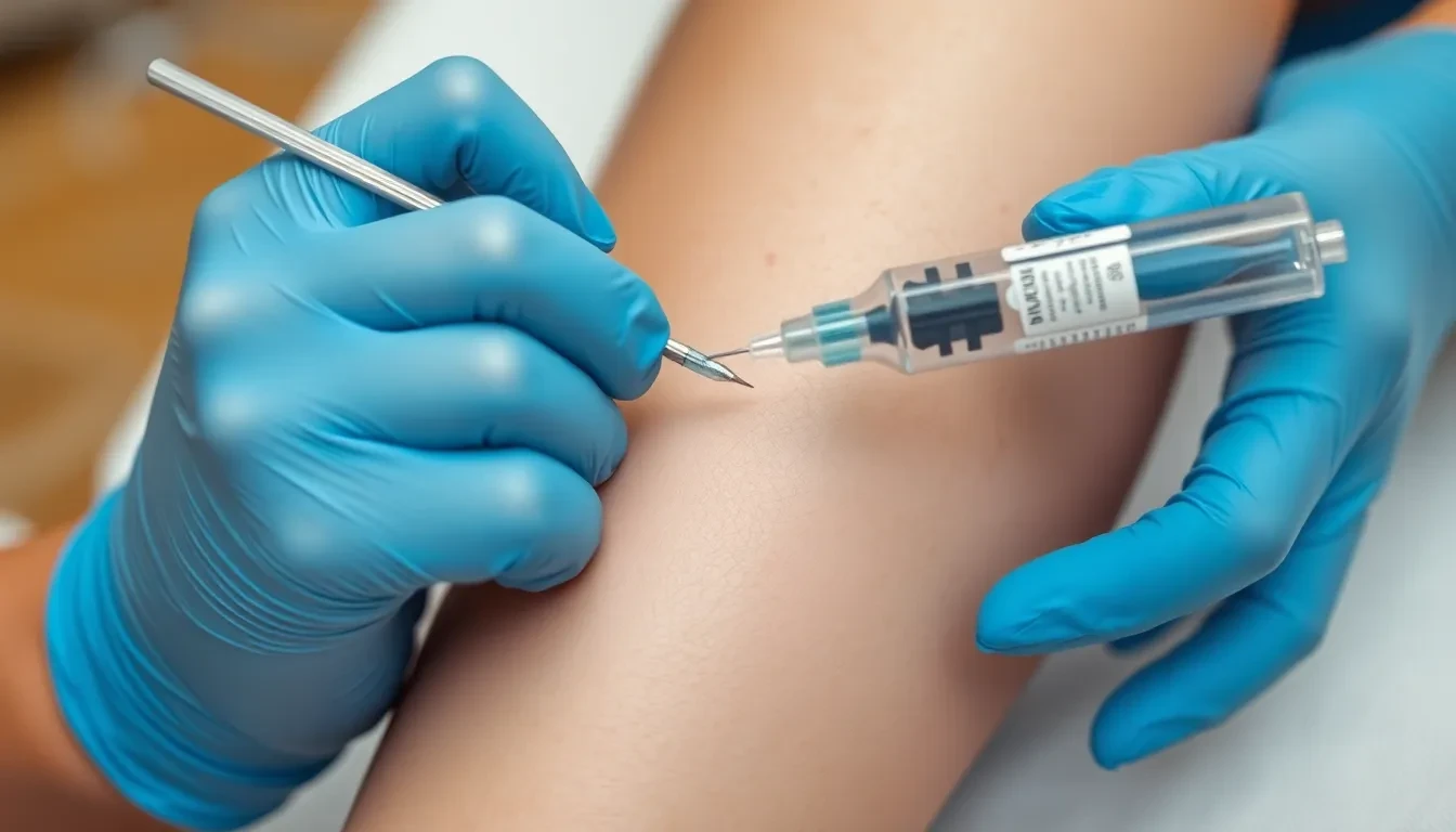 Sklerotherapie zur Entfernung von Besenreisern