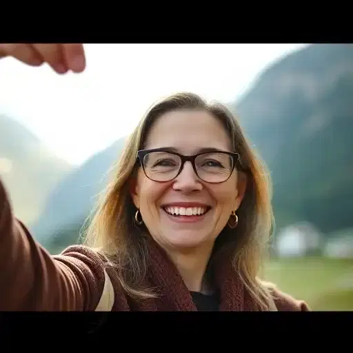 Porträt von Franziska Meyer, zufriedene Patientin