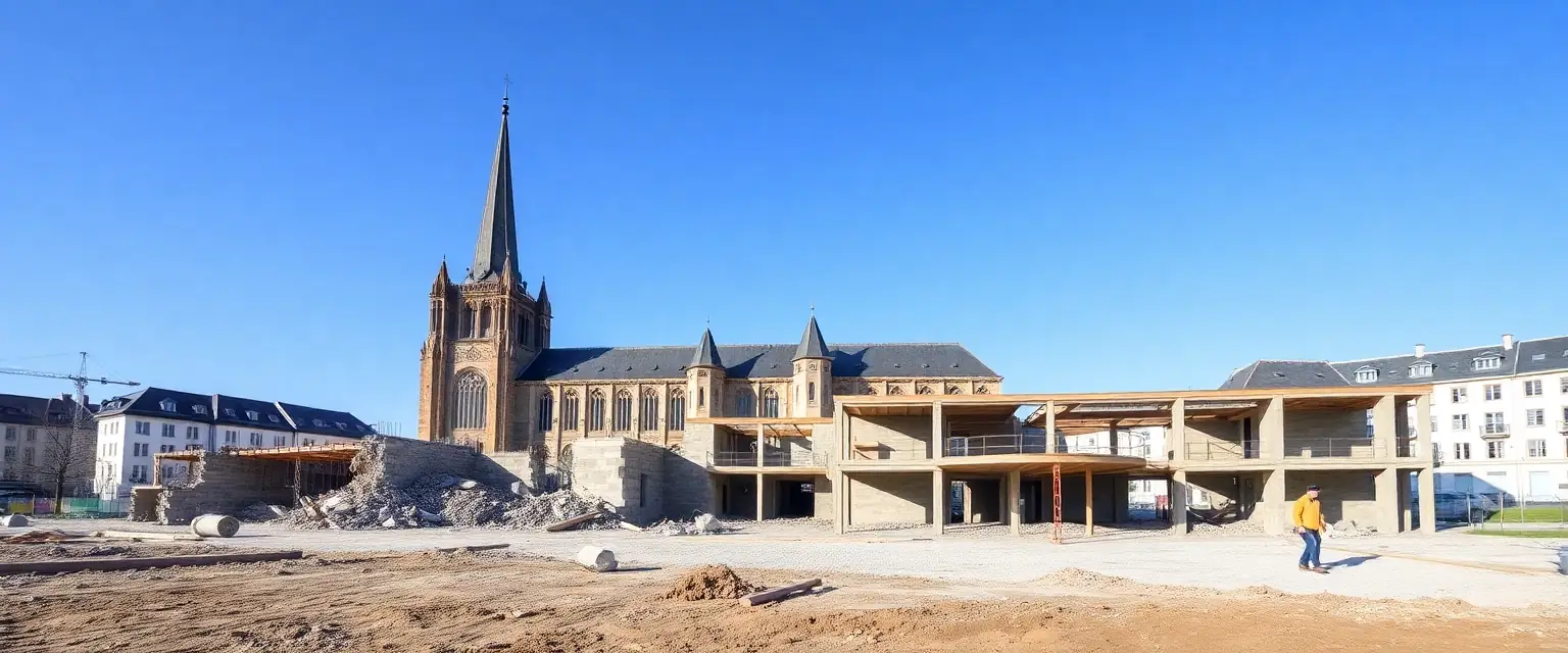 Professioneller Rückbau in Basel mit Blick auf das Basler Münster