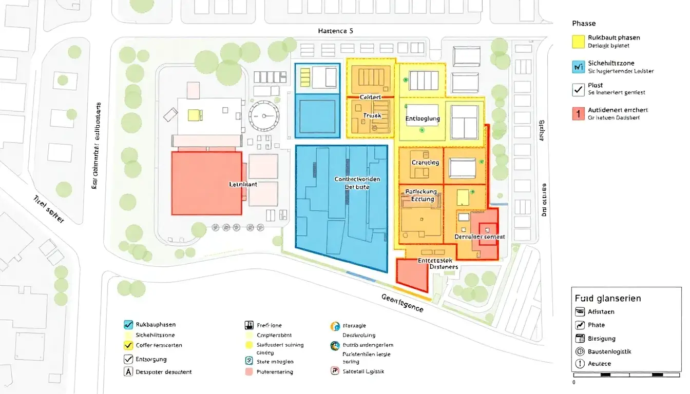 Detaillierter Rückbau-Phasenplan für ein Projekt in Uri