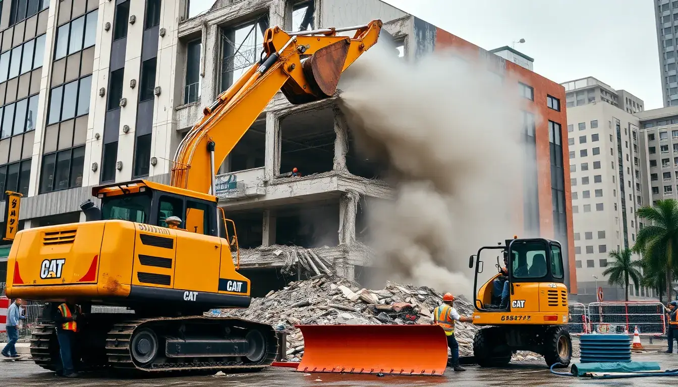 Effiziente Demontage und Abbruch