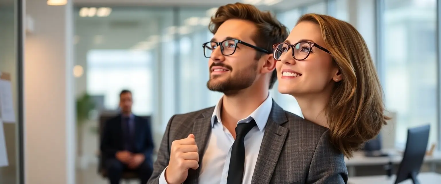 Professioneller Treuhänder in einem modernen Büro