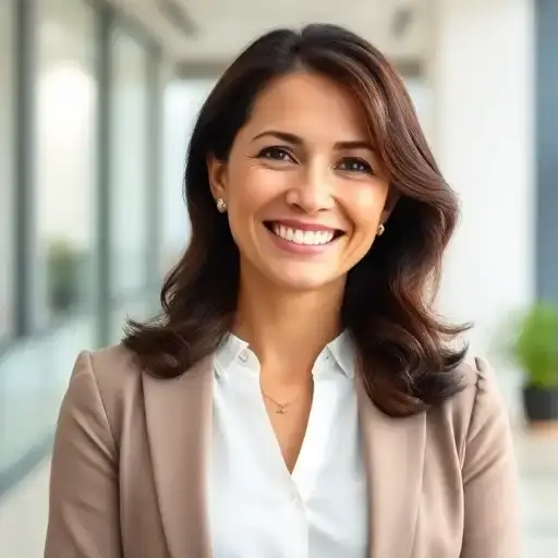 Porträt von Anna Meier, Businessfrau