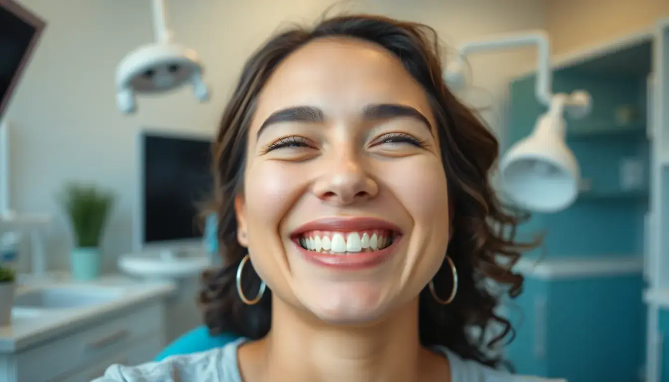 Entspannte Patientin nach erfolgreicher Aufbissschienen-Therapie