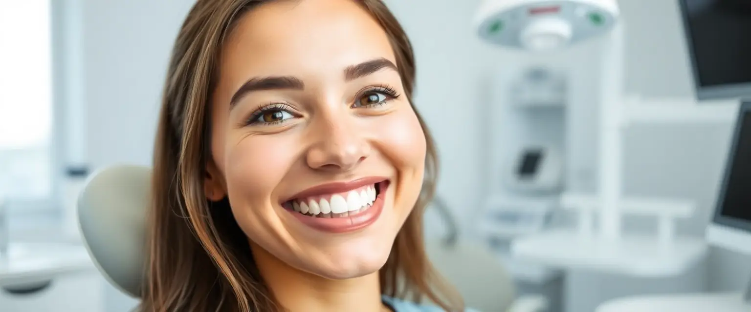 Strahlendes Lächeln nach Zahnbleaching in Hägendorf