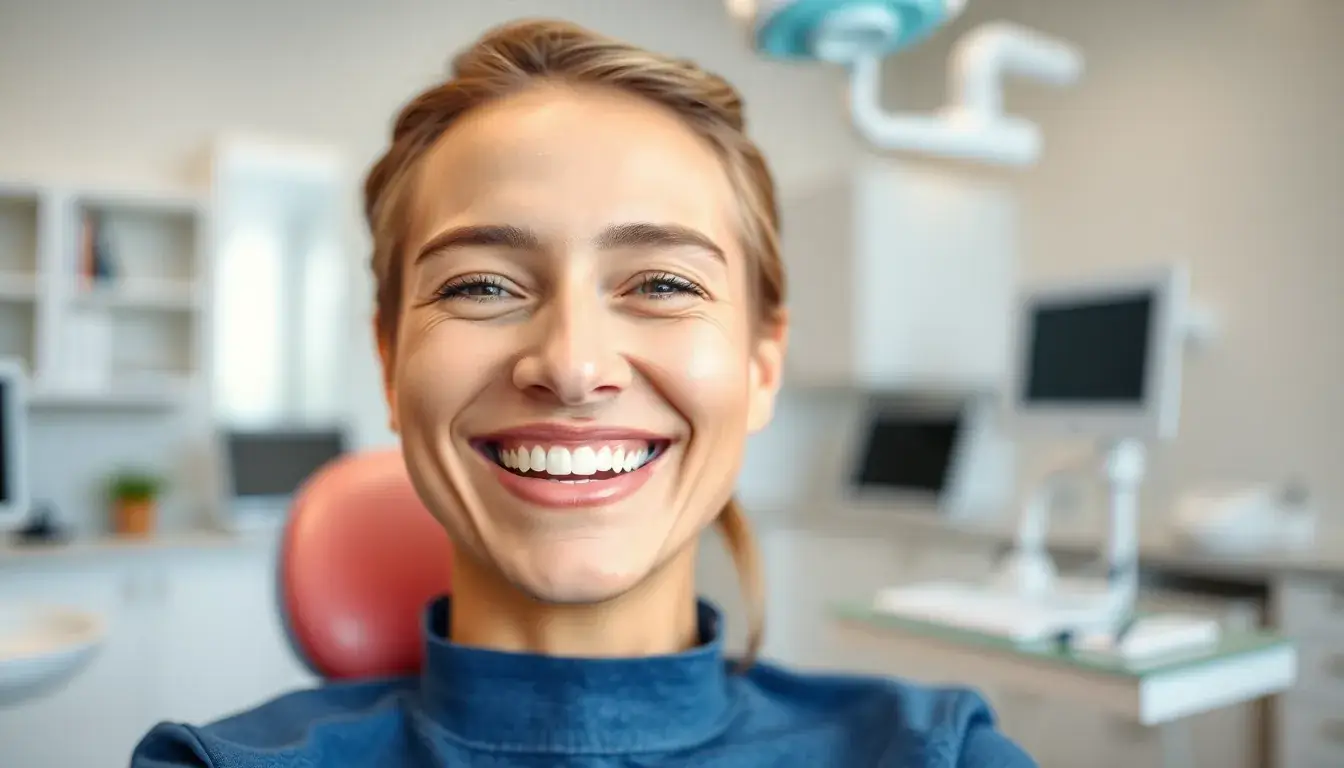 Zufriedene Patientin nach erfolgreicher Notfallbehandlung