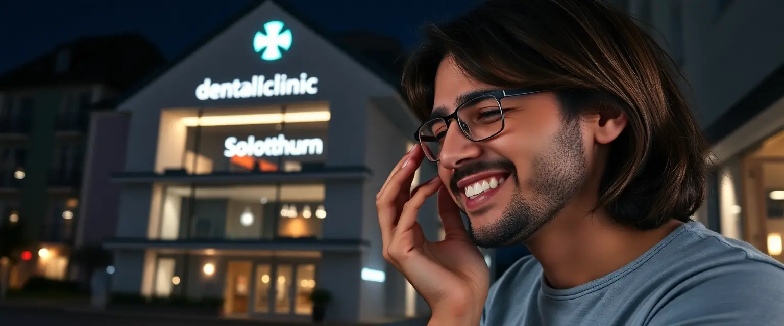 Zahnärztlicher Notfalldienst in Solothurn bei Nacht