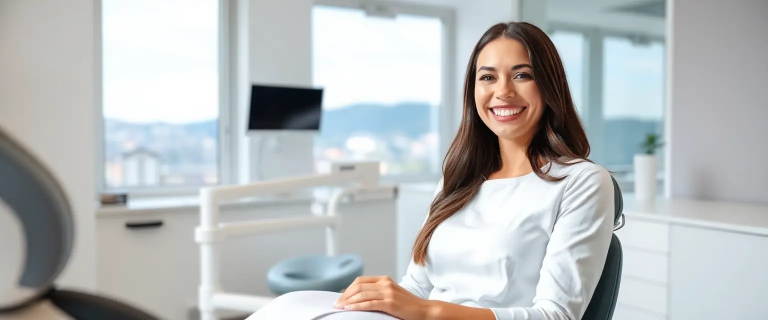 Modernes Zahnarzt Zentrum Solothurn mit lächelnden Patienten