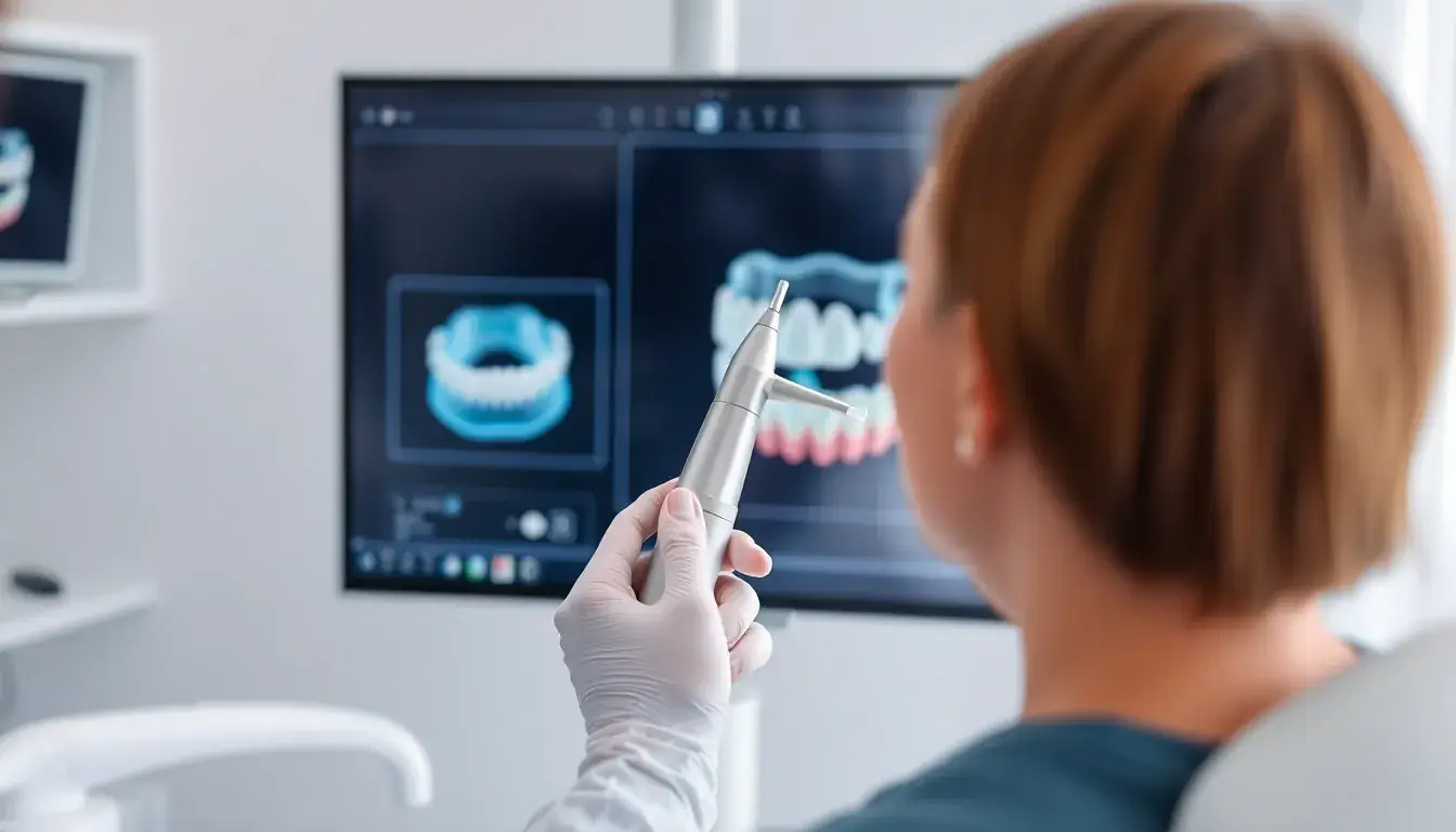 Moderner 3D Scanner für Zahnersatz