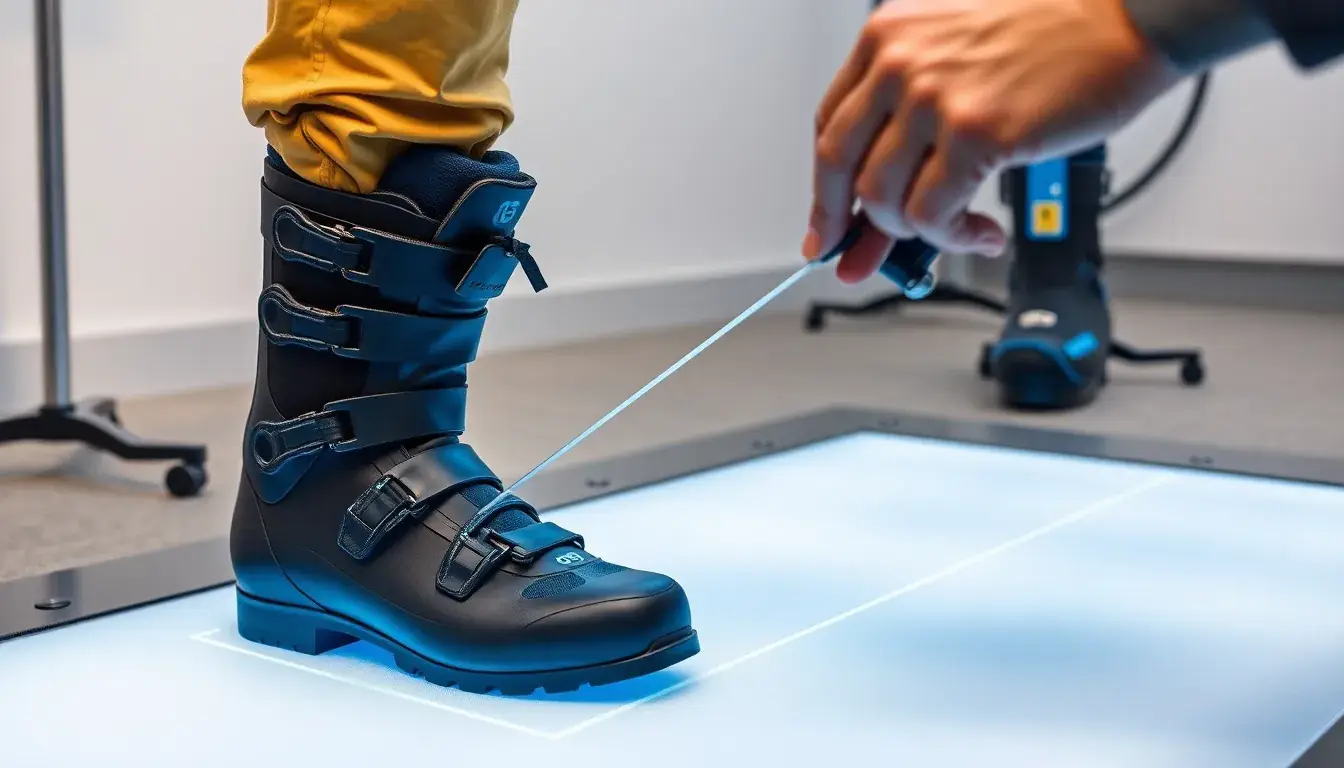 Digitale Fussanalyse für Skischuhe