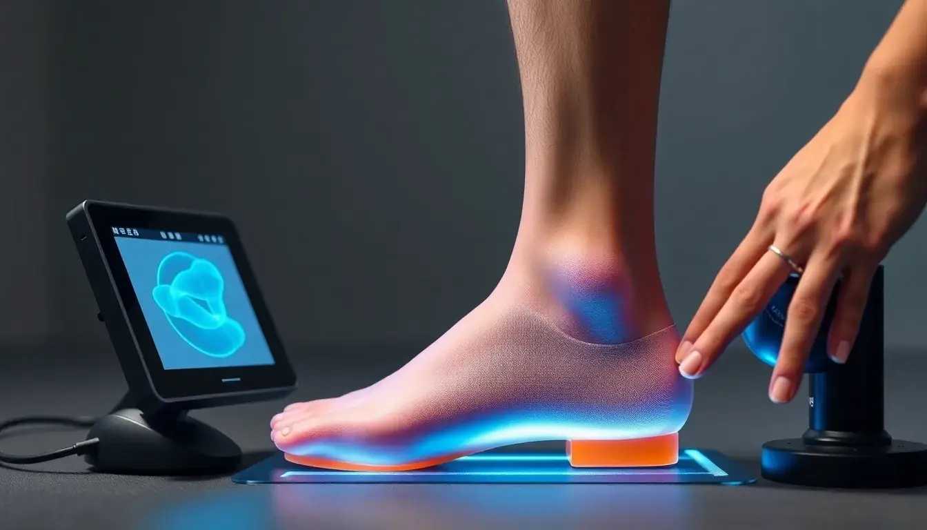 Fussvermessung mit 3D-Scanner für Skischuh-Anpassung