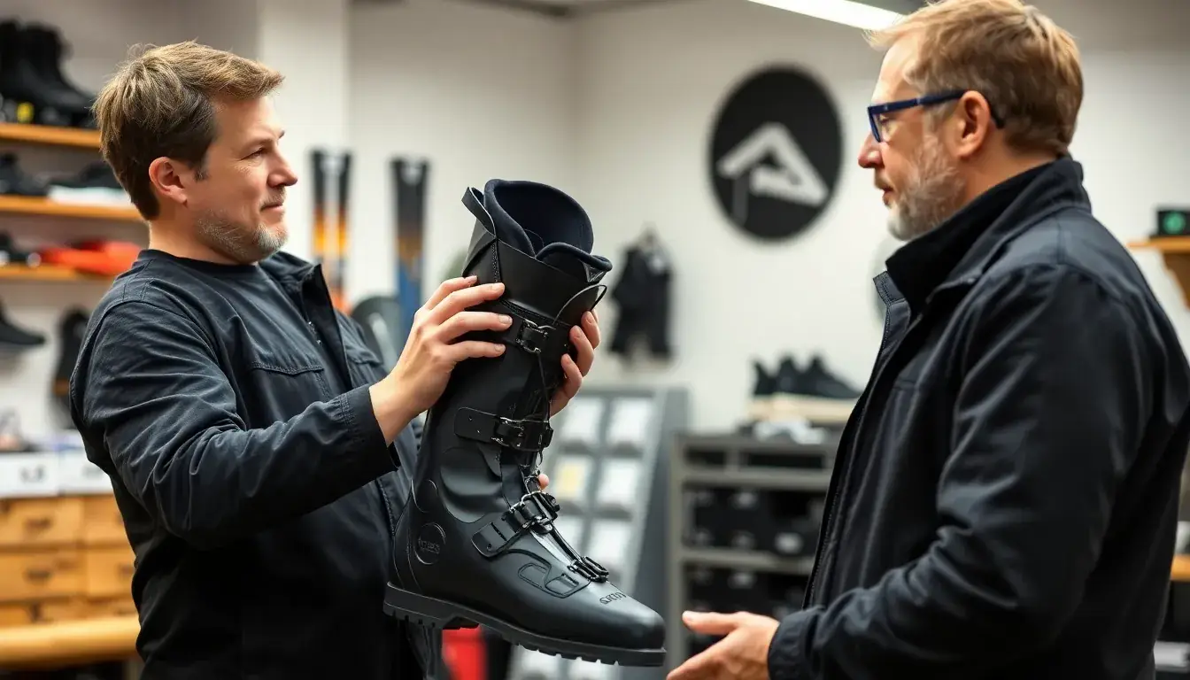 Experte erklärt Skischuh-Anpassung